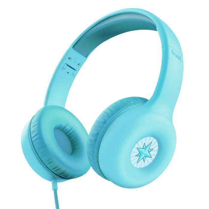 Auriculares infantiles Trust - 25278 - Volumen limitado a 85 dB - Diseño colorido - Pegatinas personalizables