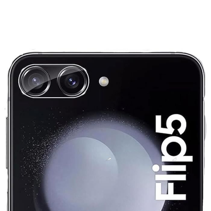 Protection Ecran et Caméra - Phonillico - Samsung Galaxy Z FLIP 5 - Verre Trempé - Anti Rayure - Ultra Mince