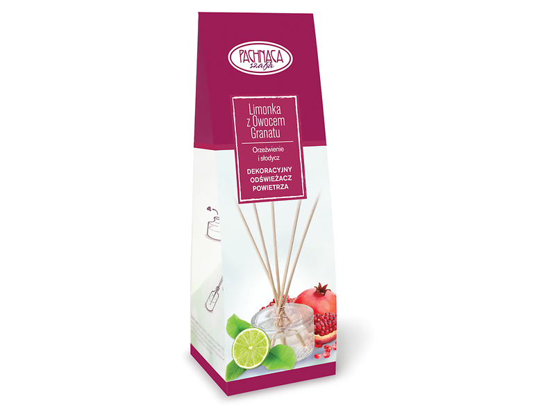 Dekoracyjny odświeżacz powietrza Limonka z Owocem Granatu 50 ml