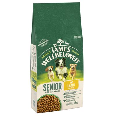 Confezione da 24 kg di cibo secco e umido per cani James Wellbeloved - Sconto del 15%!*