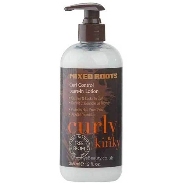 Leave-in lotion voor het beheersen van krullen bij gemengde haarwortels