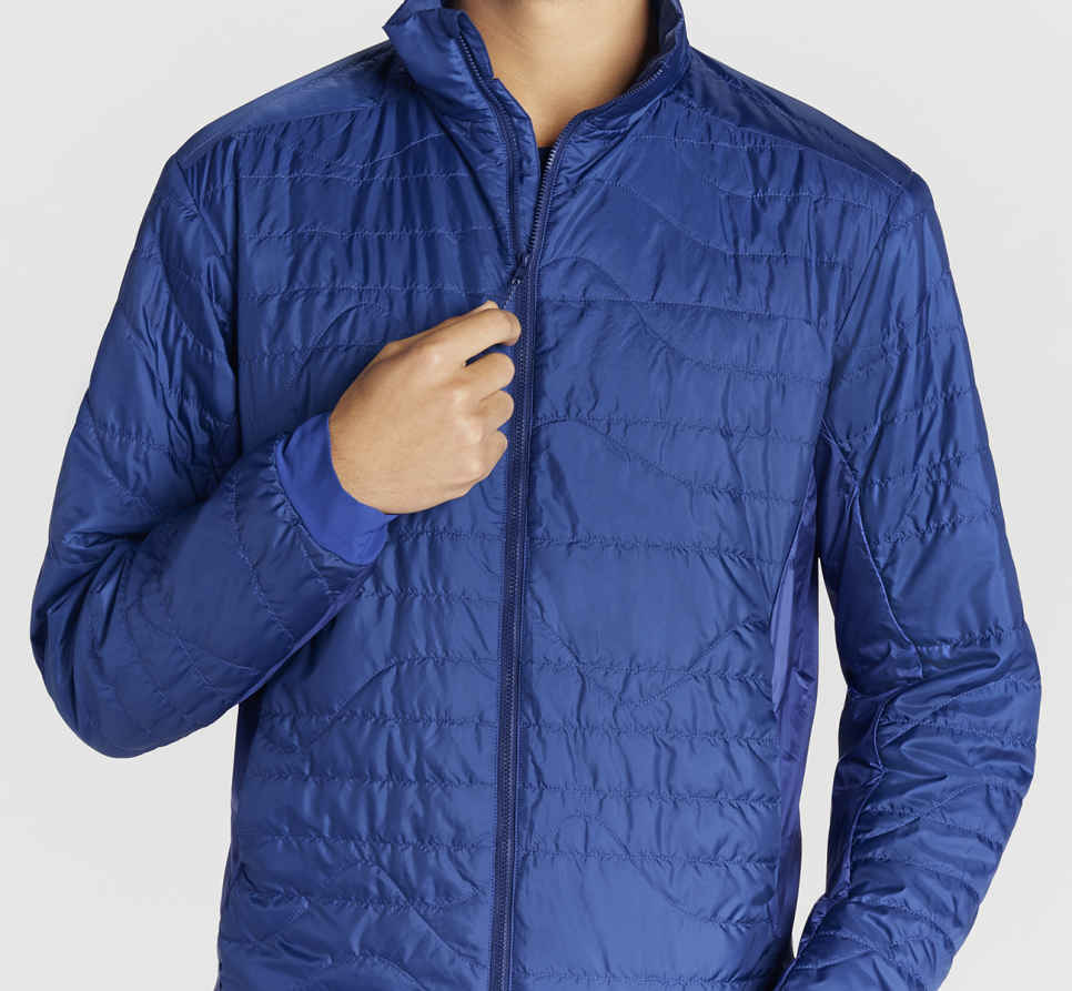 HOKA Chaqueta acolchada azul cielo Bellwether