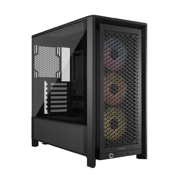 ATX Case - CORSAIR - FRAME 4000D RS ARGB - Modular - 3 Pre-installed ARGB Fans - High Airflow
