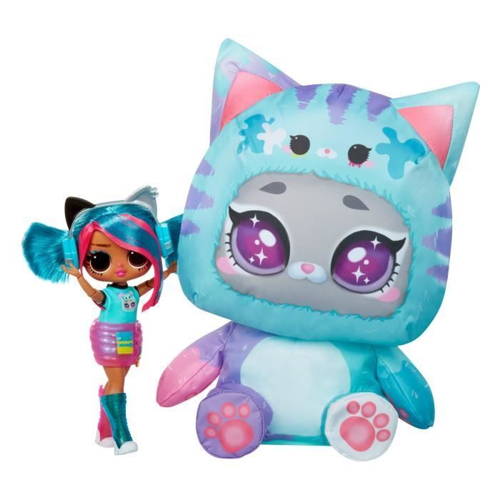 LOL Surprise - Tweens Costume Doll - Emma Emo - 17cm Doll + Inflatable Pet - Surprise to Discover