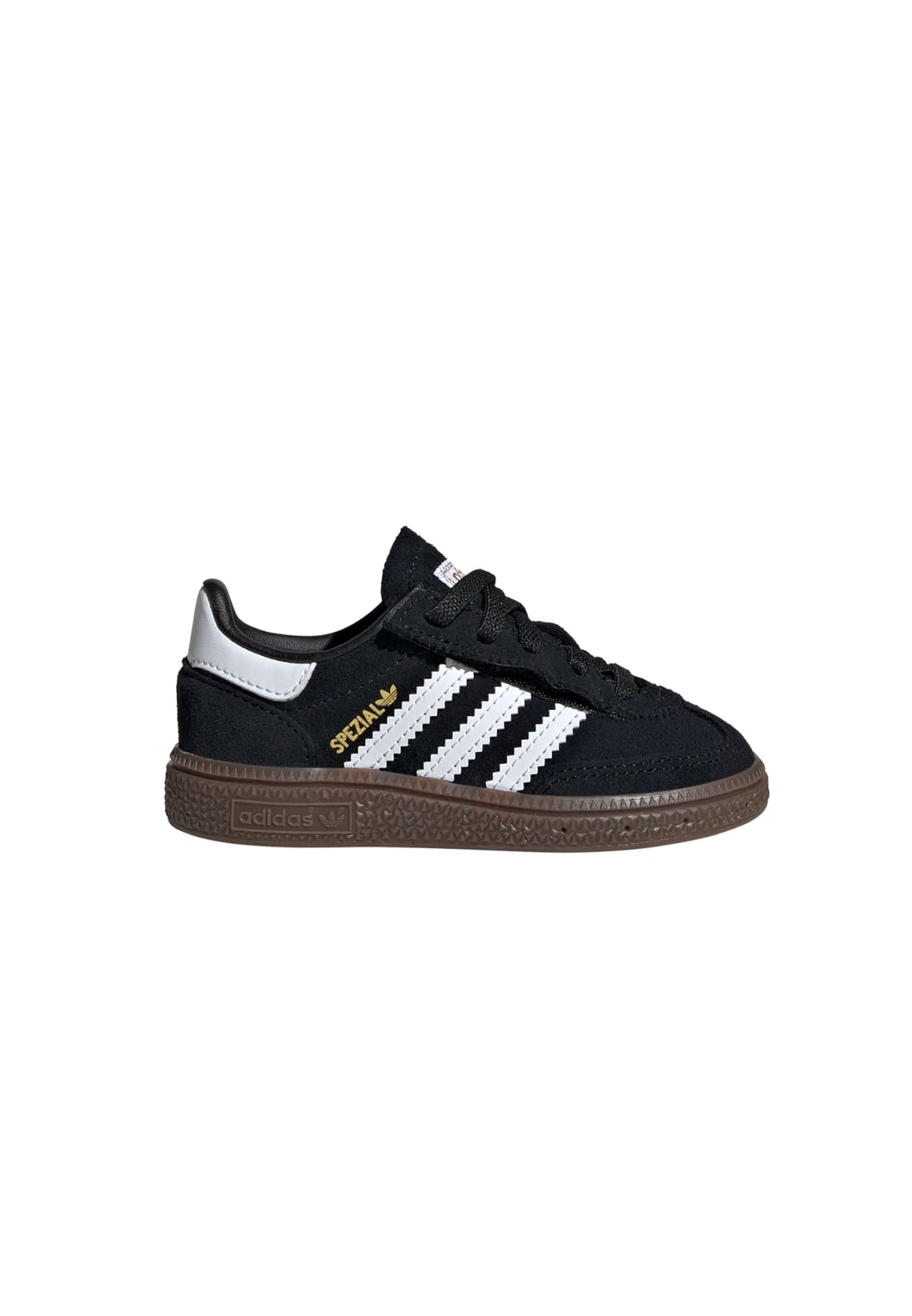 adidas Originals HANDBALL SPEZIAL UNISEXE - Chaussures bébé - noir et blanc gomme