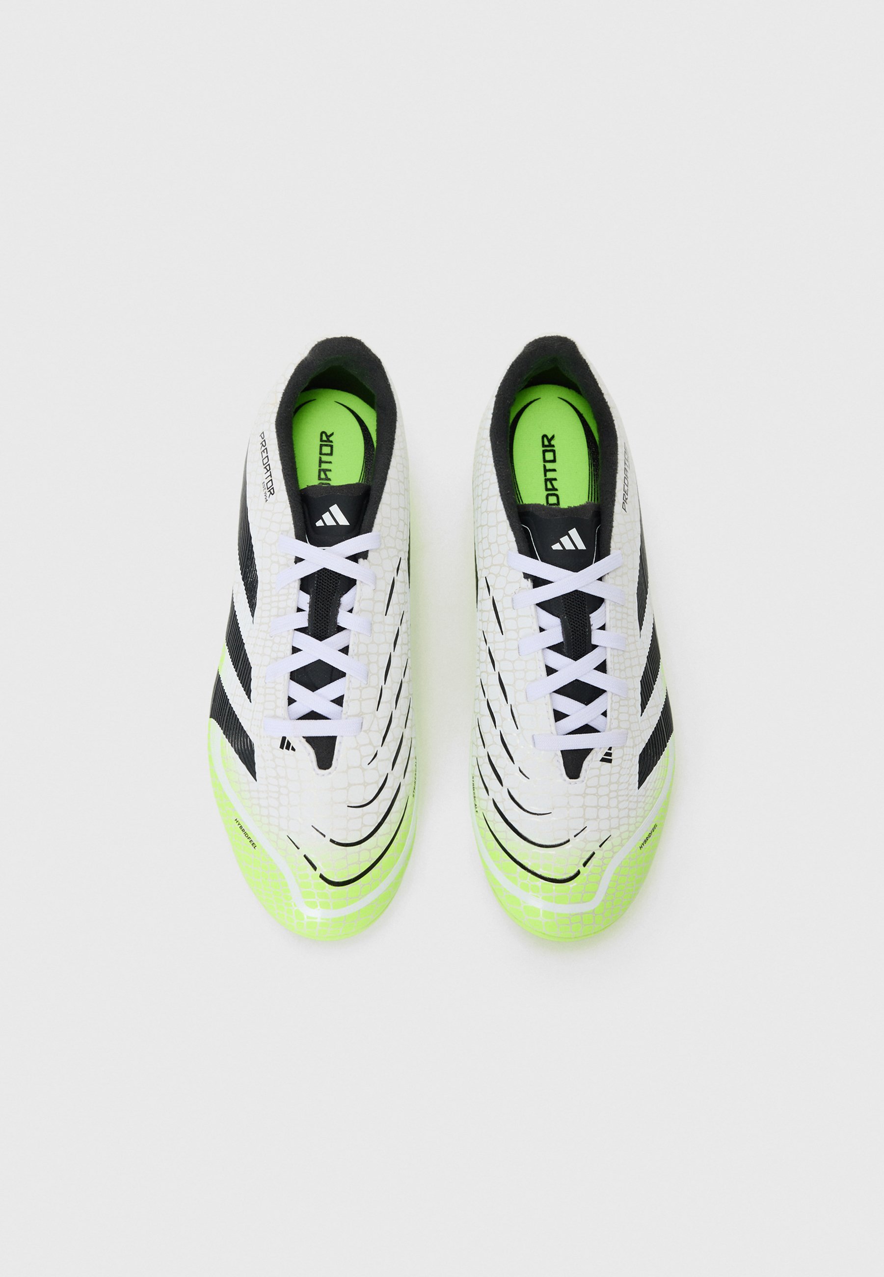 adidas Performance PREDATOR LEAGUE UNISEX - Kopačky na pevný povrch - biela/čierna/citrónová