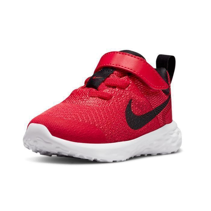 Zapatillas - NIKE - Revolution 6 - Rojas - Parte superior sintética - Unisex