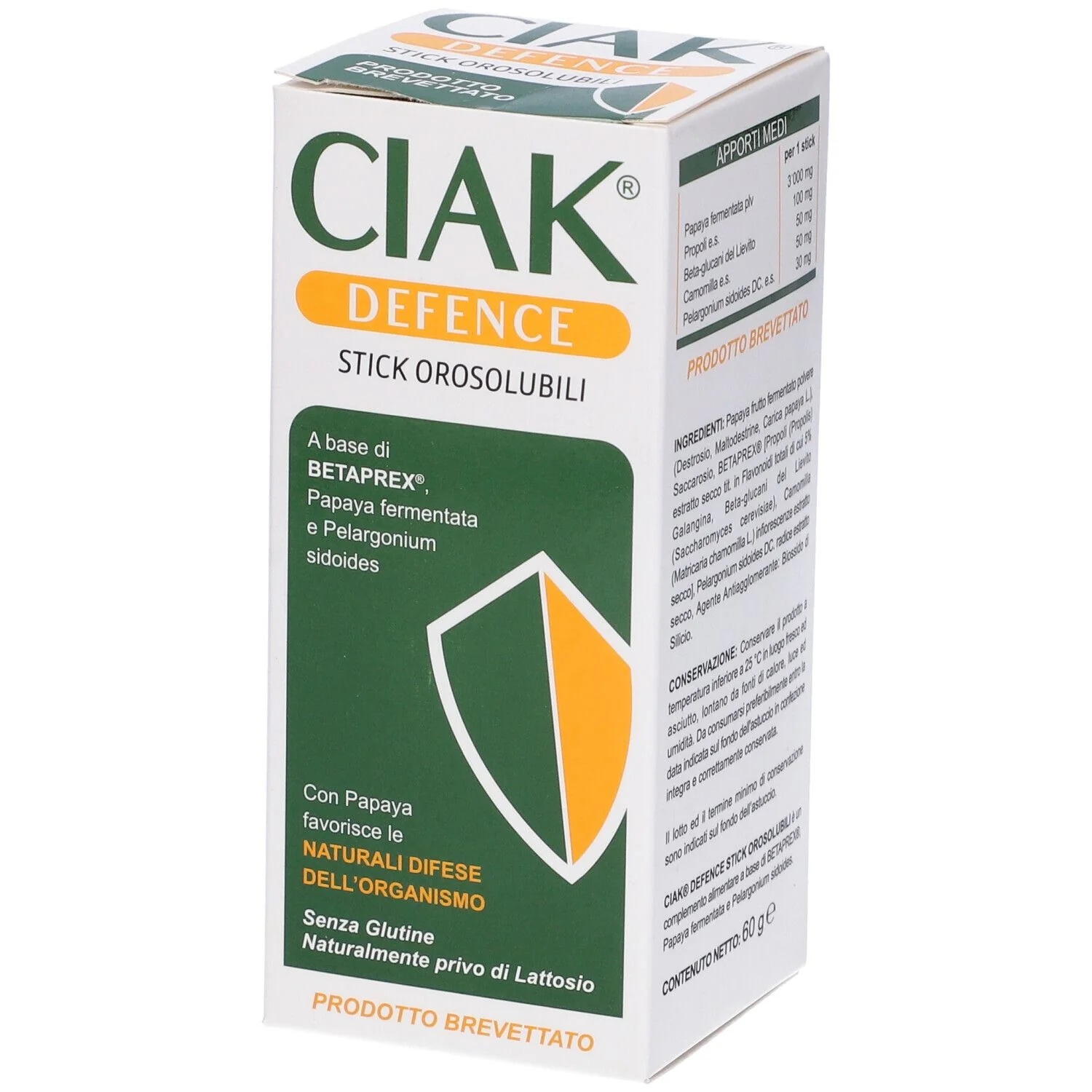 SHEDIR Ciak Verteidigung 15 Stöcke Orosol
