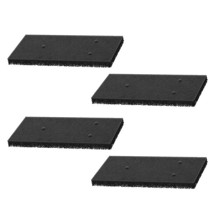 Pacote com 4 filtros de espuma INF para secadoras de roupa Whirlpool, pretos, Whirlpool 481010716911