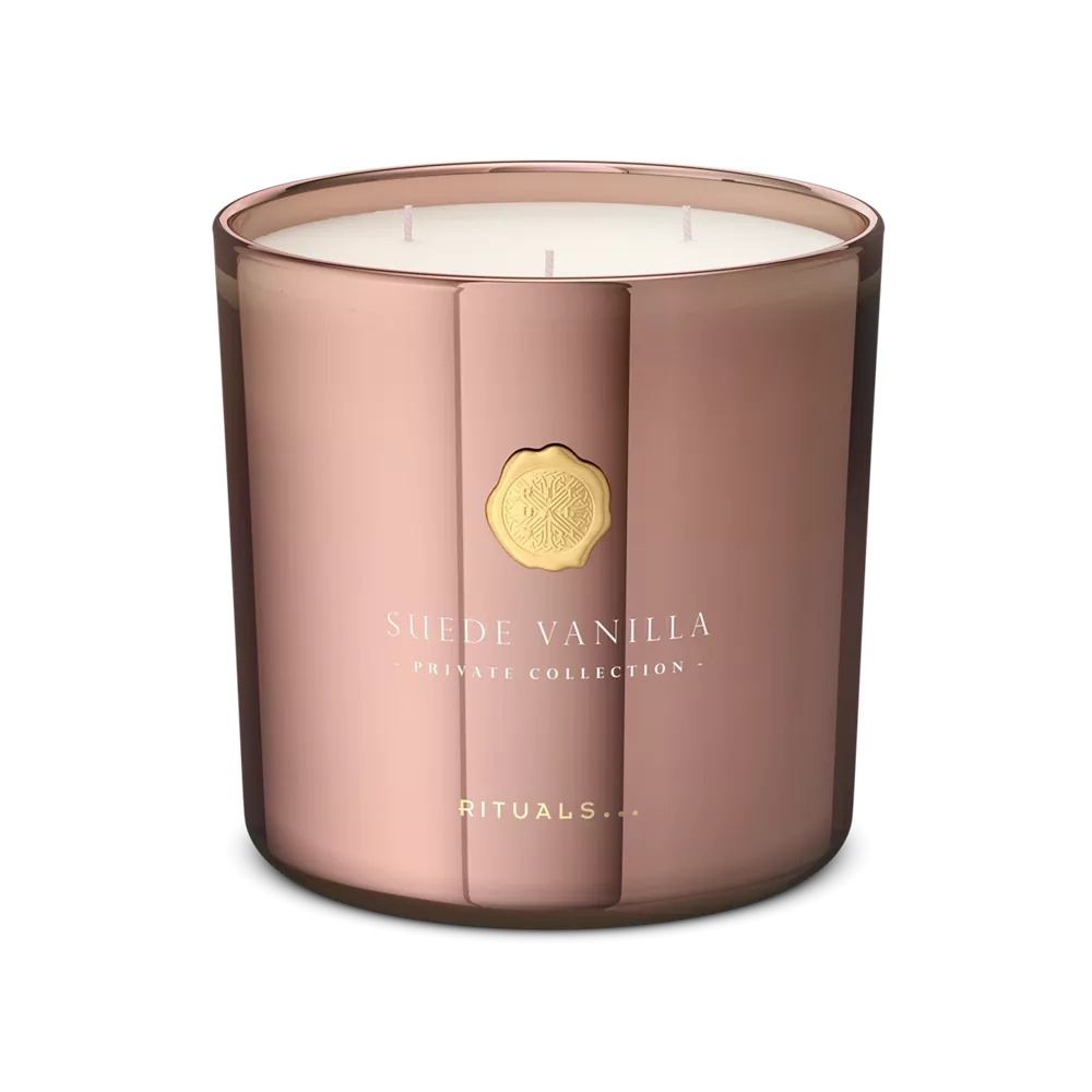 Luksuzna mirisna svijeća Private Collection Medium Suede Vanilla, 1000 g