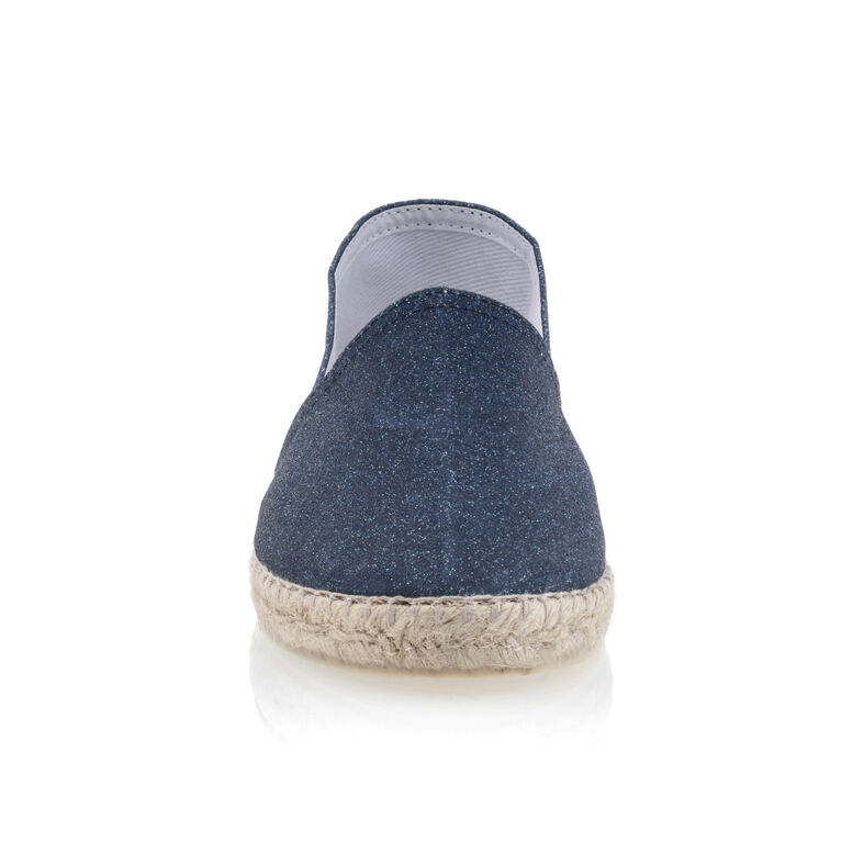 Blå espadriller med tausåler til dame