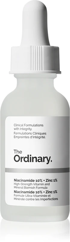 Sérum Facial Iluminador The Ordinary Niacinamida 10% + Zinco 1%