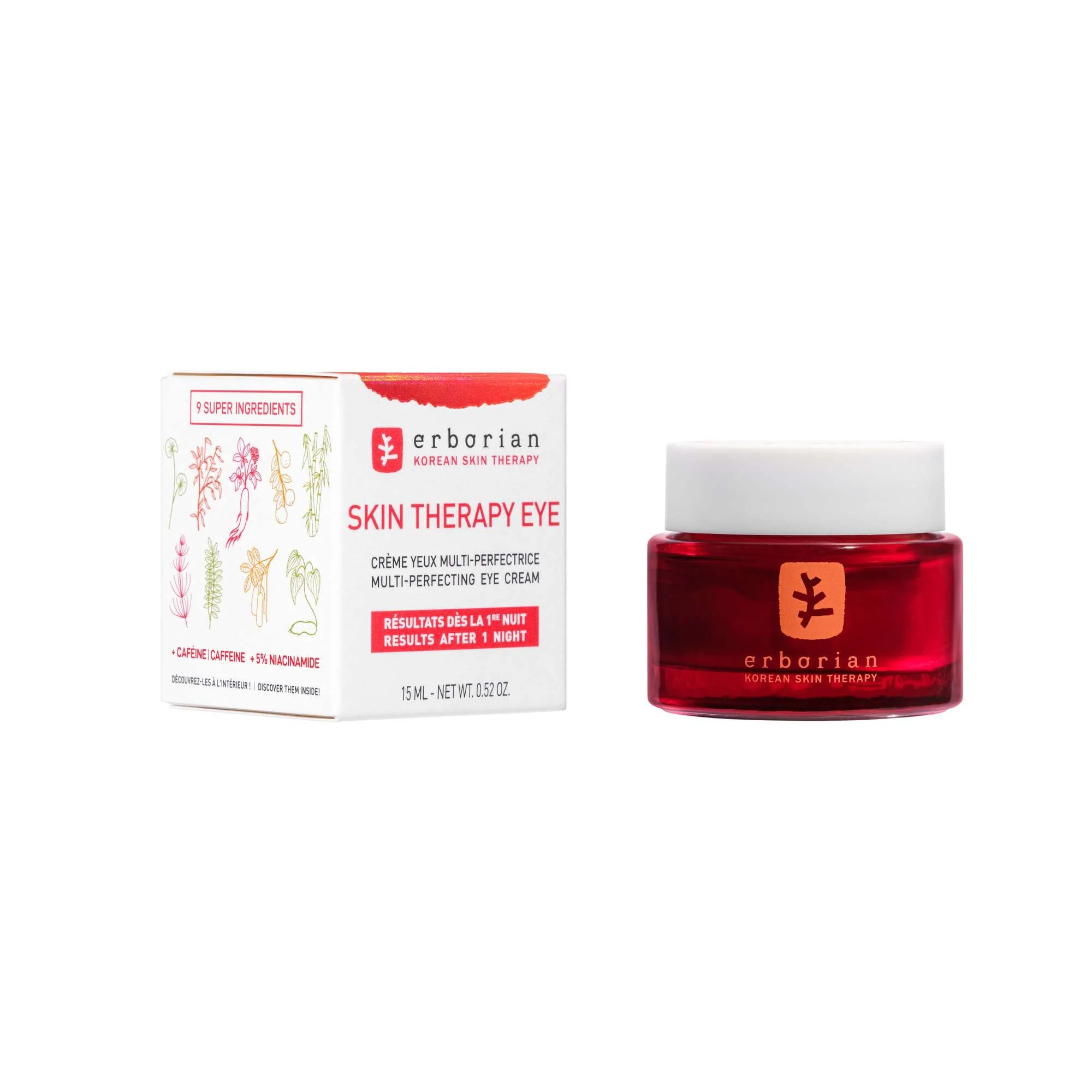 Super Ingredients Skin therapy Eye - Contorno occhi antirughe, Contorno occhi idratante