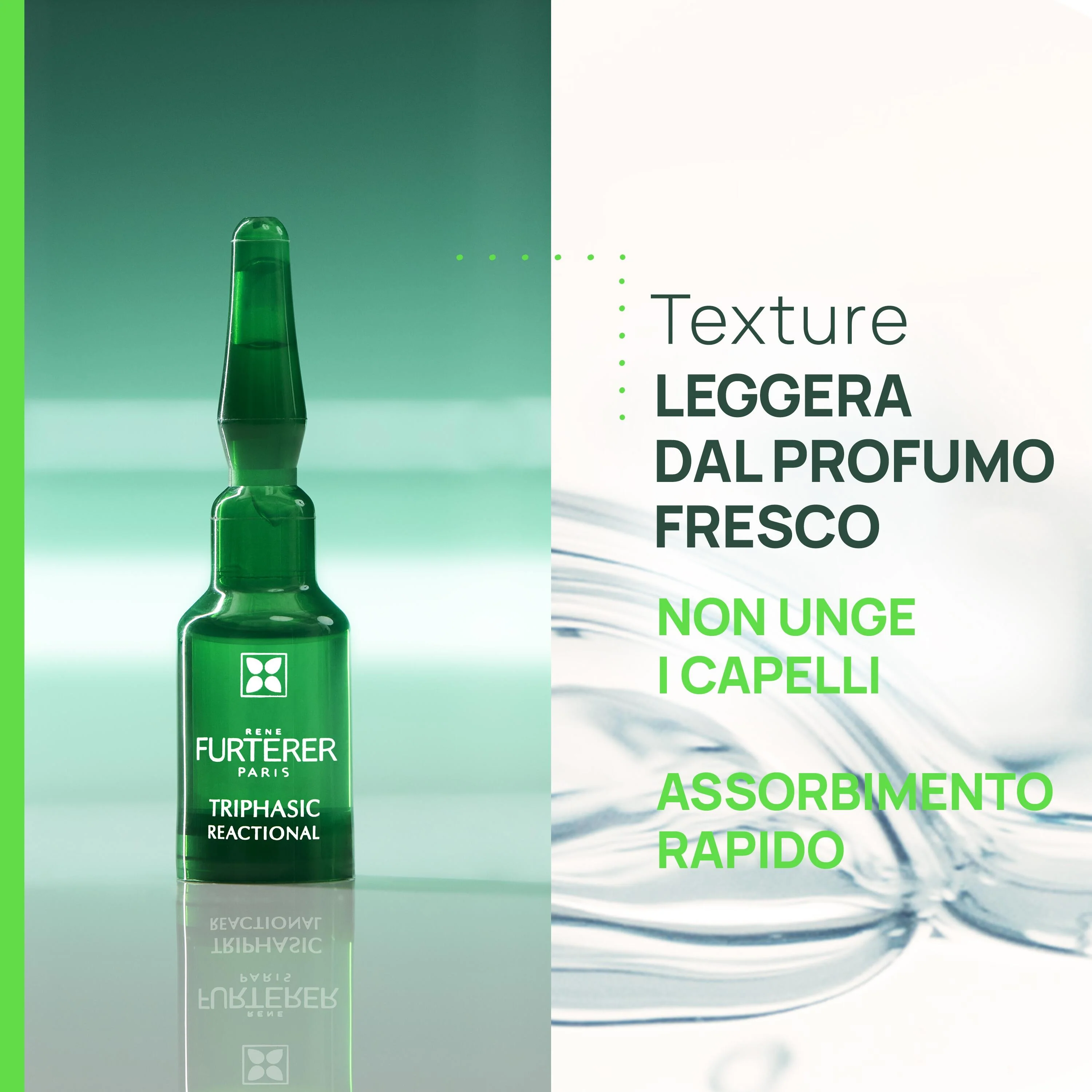 Triphasic Triphasic reactional - Trattamento 2-in-1 Anticaduta & Crescita - Caduta Reazionale - Trattamento Anticaduta Capelli