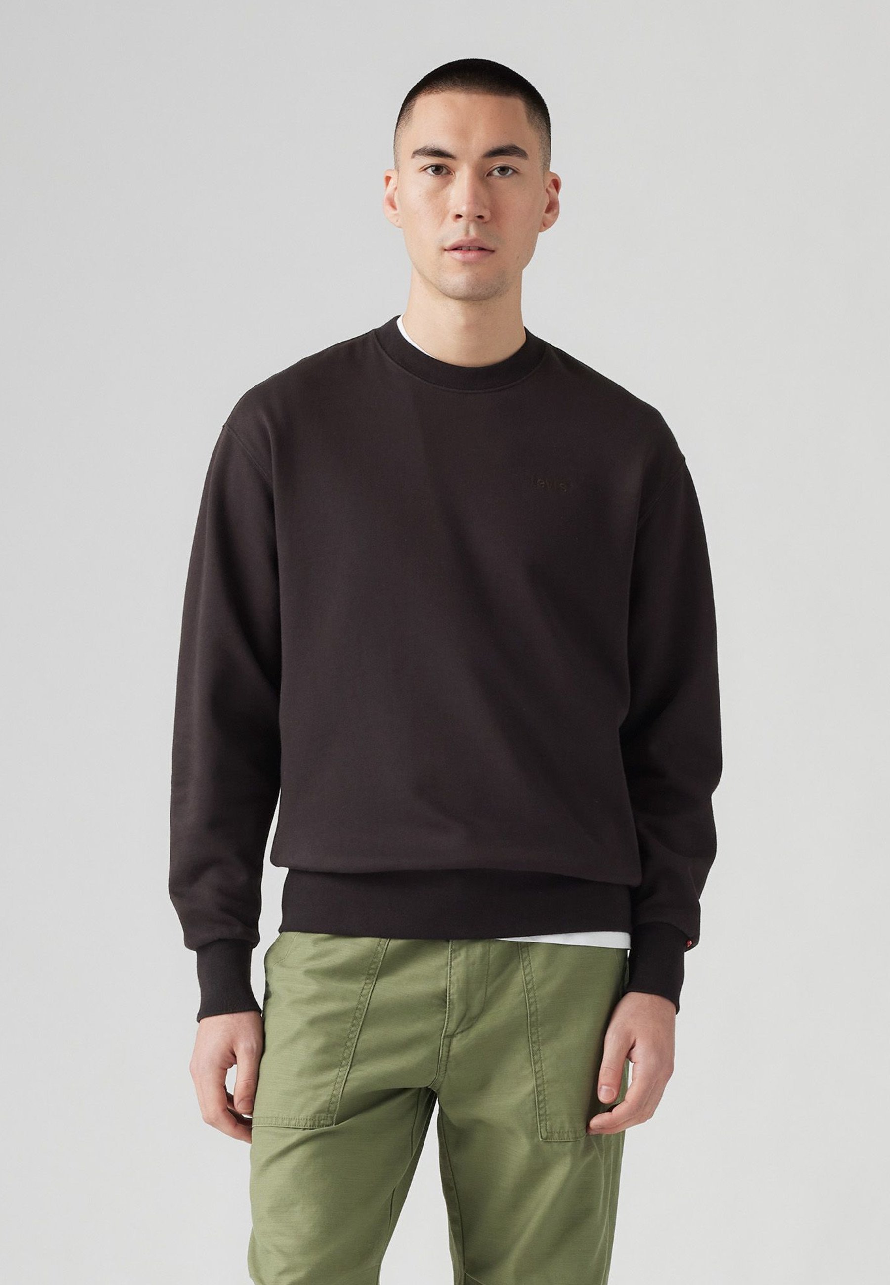 Levi's® AUTHENTIC CREW - Sweatshirt - Schwarzer Achat