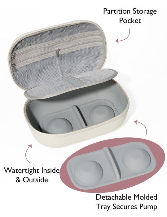 Momcozy Breast Pump Bag for Breast Pump, Waterproof Storage Bag for Breast Pump