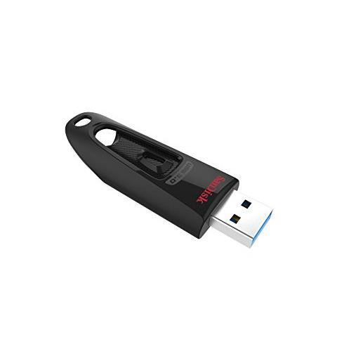 Pen drive SanDisk Ultra USB 3.0 de 128 GB - Velocidade de leitura de 130 MB/s - Compatível com Windows e Mac