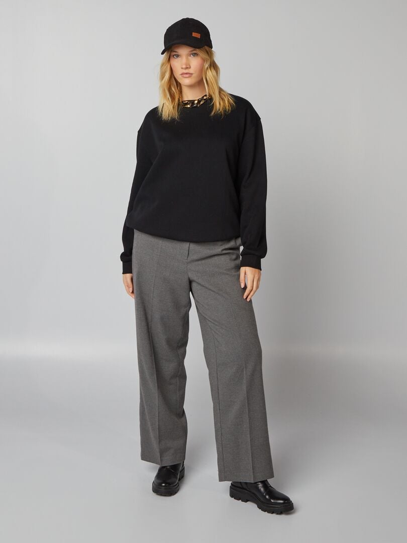 Oversized sweatshirt - zwart