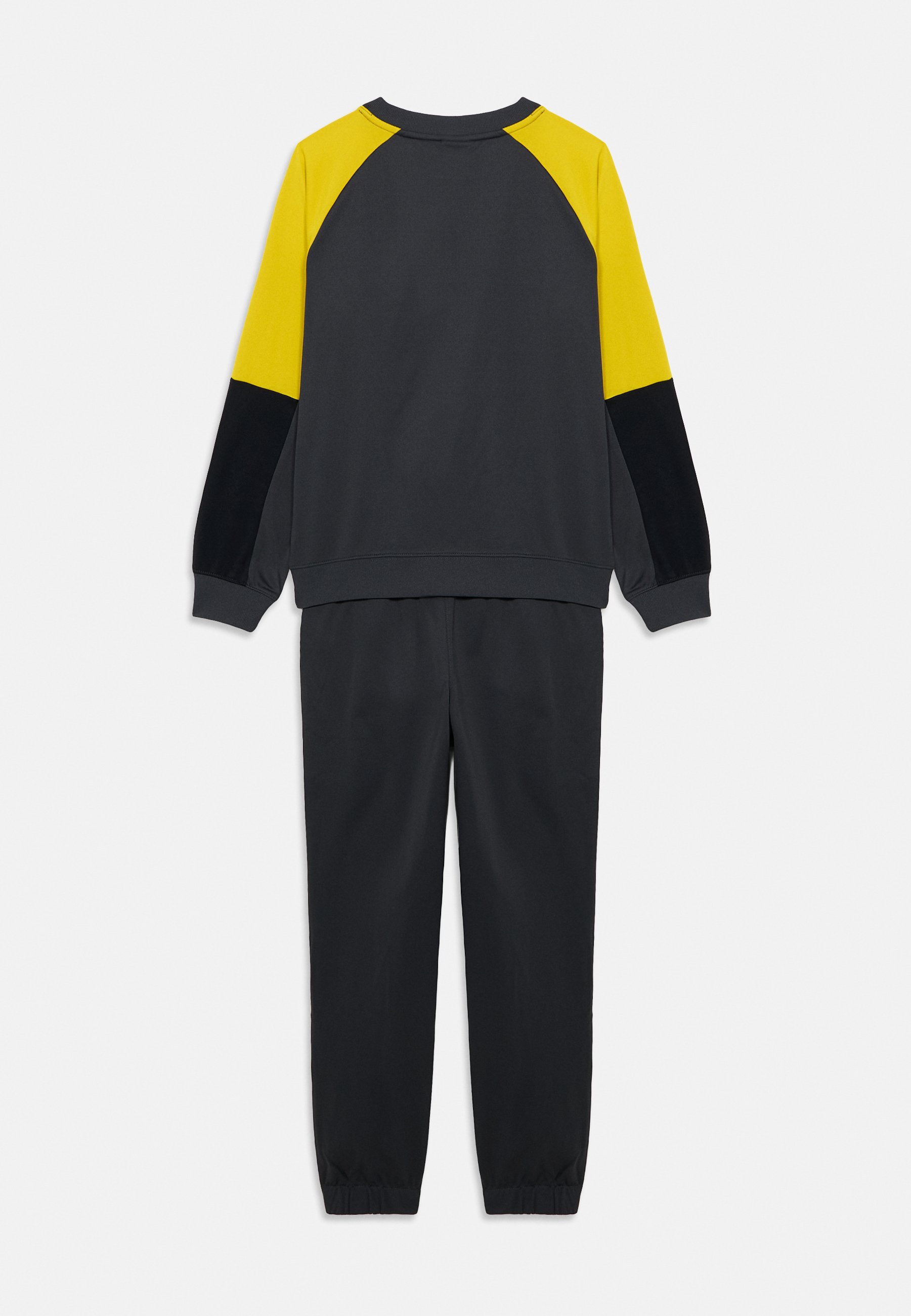 Completo unisex Nike Sportswear - Tuta - antracite/verde limone brillante/nero/bianco