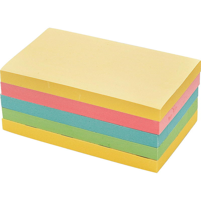 Giform Selbstklebende Notizzettel, 500 Stück, 7,5 x 12,5 cm