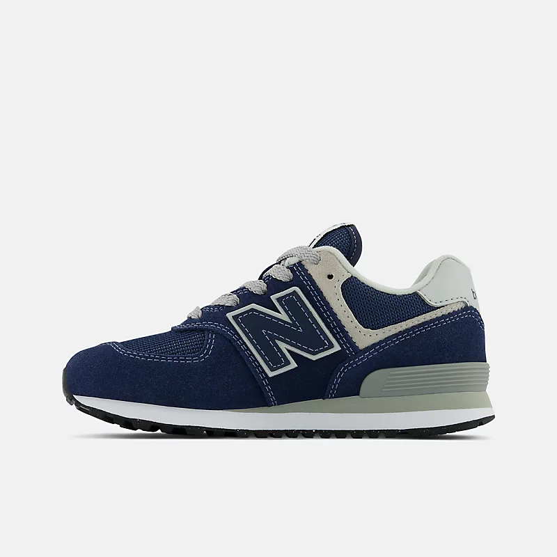 Infantil 574 Core - azul marinho com branco