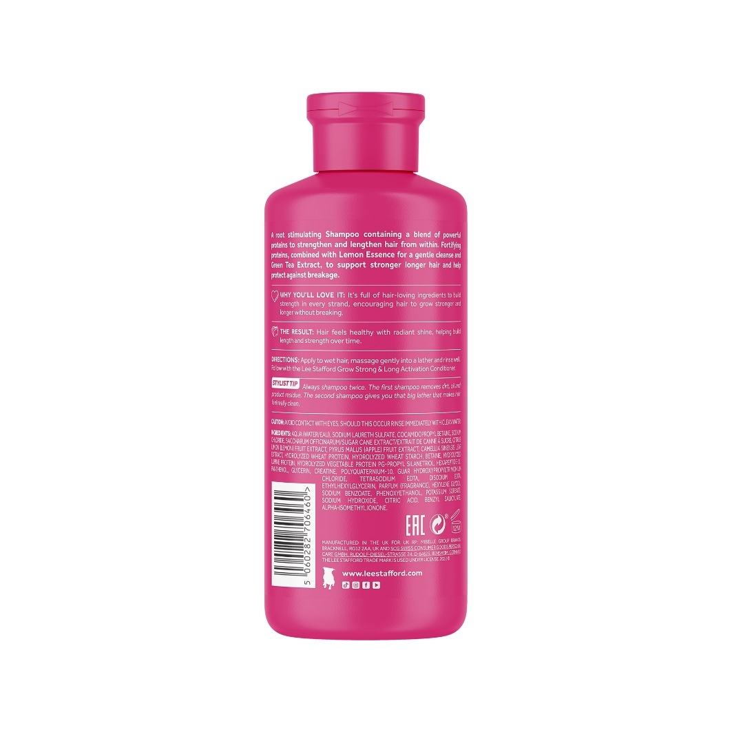 Lee Stafford šampon za rast kose za jaku i dugu kosu – 250 ml