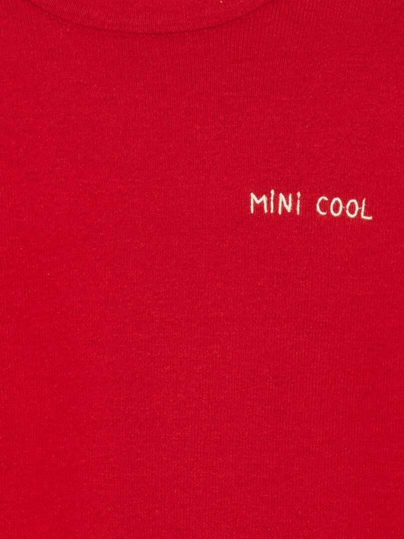 Trui met lange mouwen van jersey - ROOD