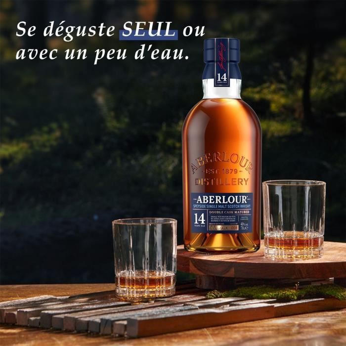 Aberlour - 14 anni - Single Malt Scotch Whisky con confezione regalo - 40,0% vol. - 70 cl