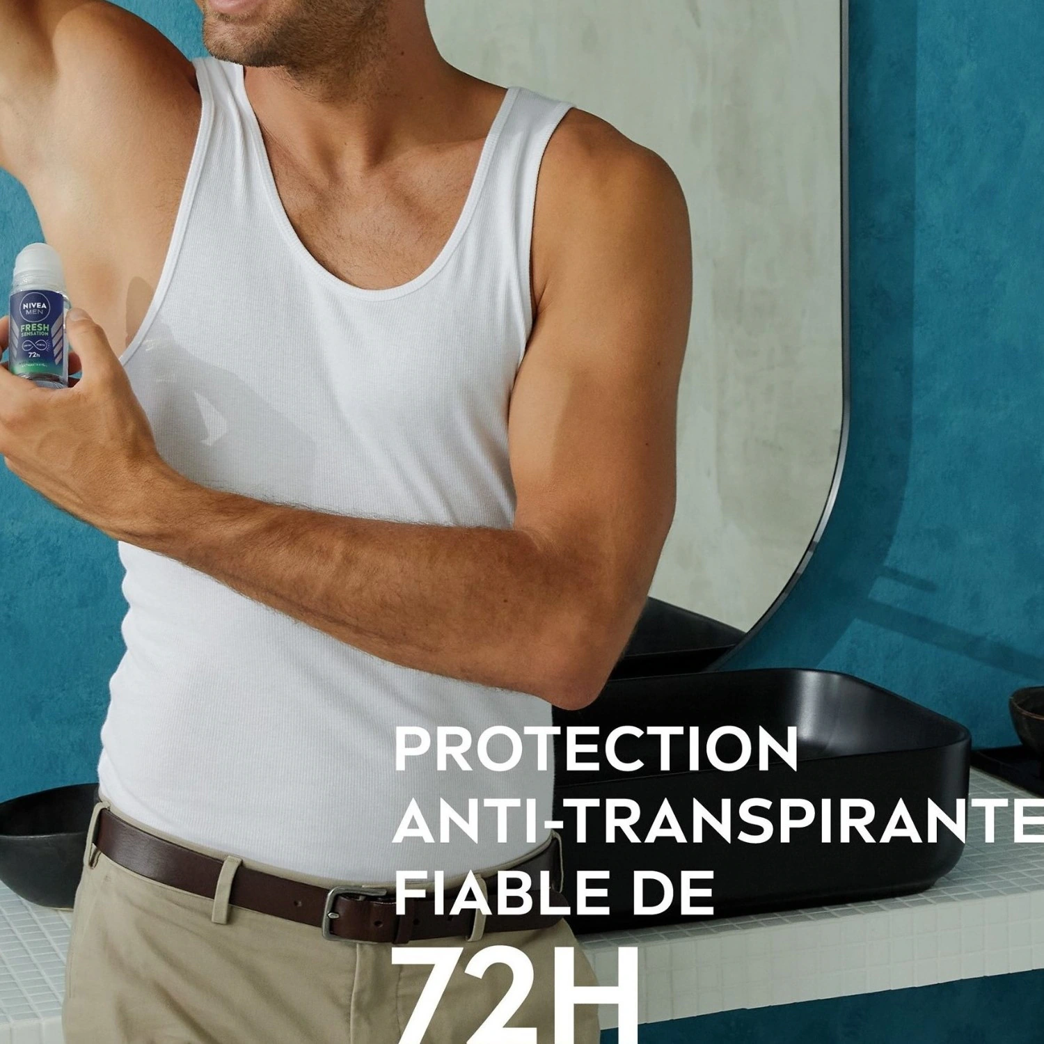NIVEA Déodorant Bille homme Anti-transpirant infini fresh 72H