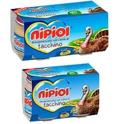 NIPIOL Nipiol Turquía homogeneizado 80 g 2 piezas