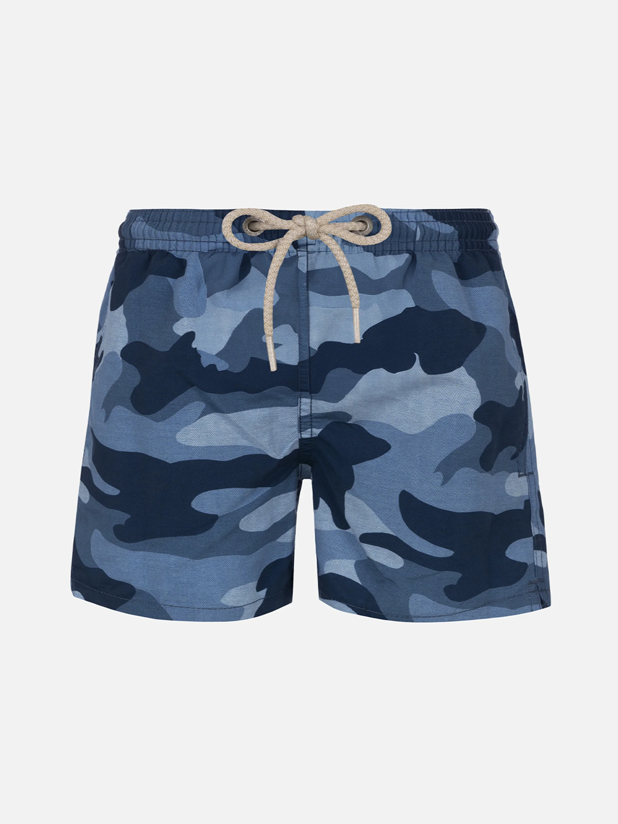 Costume da bagno da bambino di media lunghezza Jean con stampa mimetic