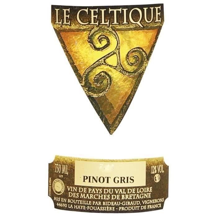 Le Celtique 2024IGP Pinot Gris - Vin blanc du Val de Loire