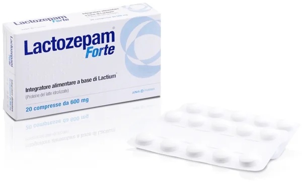 Voedingssupplement Lactozepam Forte 20 tabletten