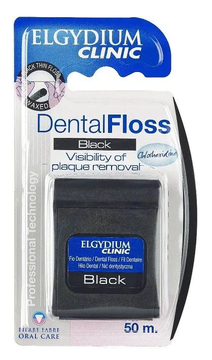 Elgydium Nić dentystyczna czarna