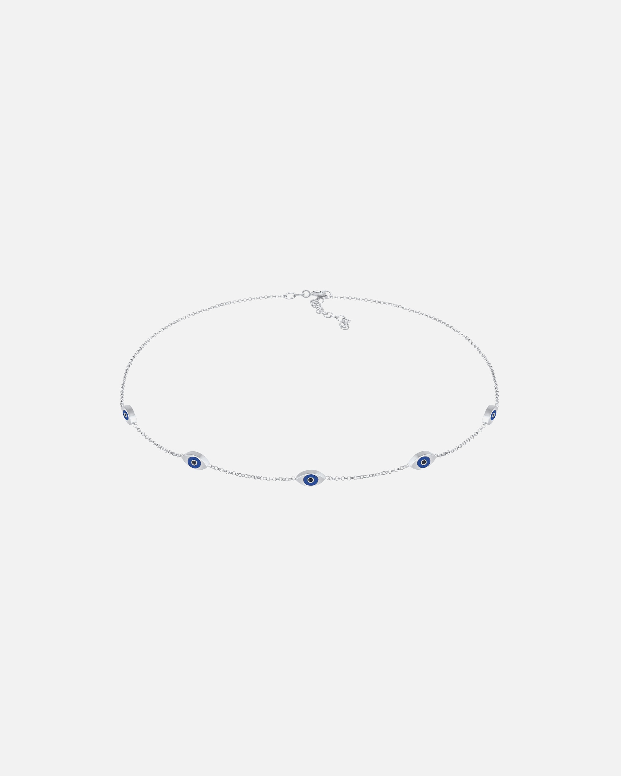 Elli Femme Choker Evil Eye Trend Blogger avec émail en argent sterling 925