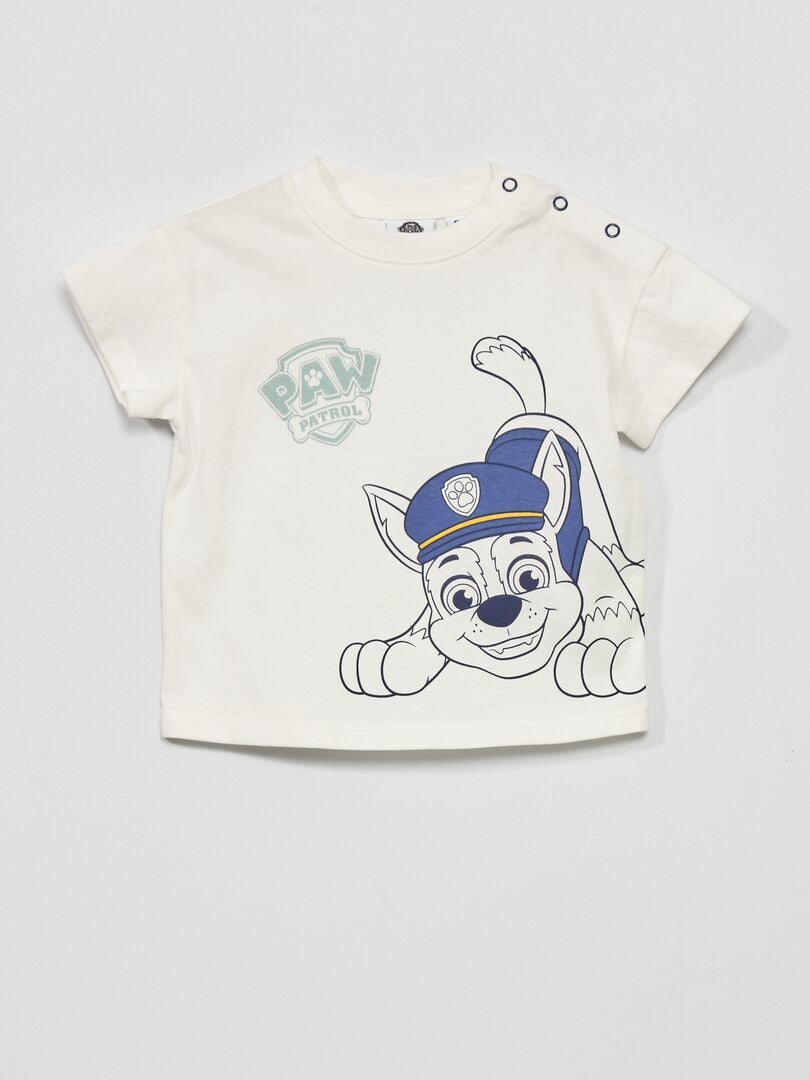 Conjunto de dos camisetas de Paw Patrol - Blanco