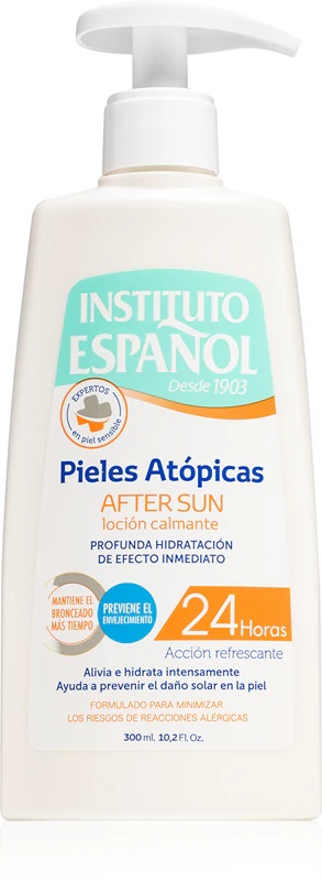 Instituto Español Atopinės odos kūno losjonas po saulės