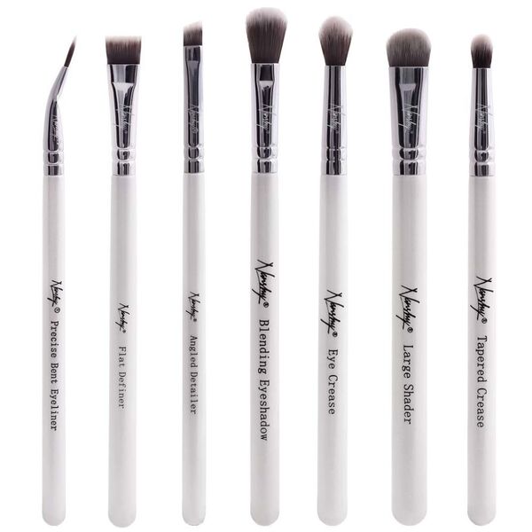 Conjunto de Pincéis para Olhos Nanshy (7 Pincéis para Sombra - Branco)