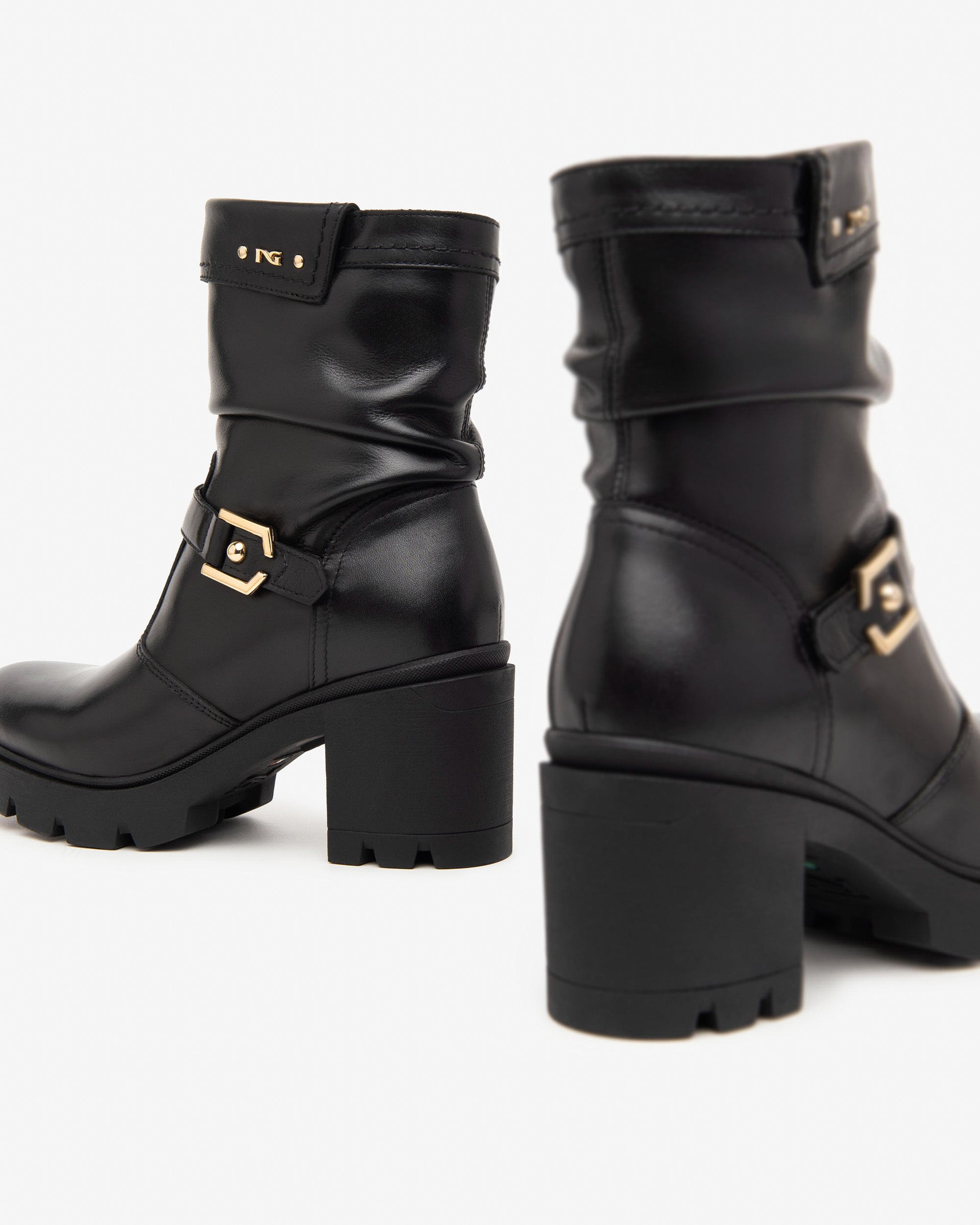  Damen-Ankle-Boots aus Leder