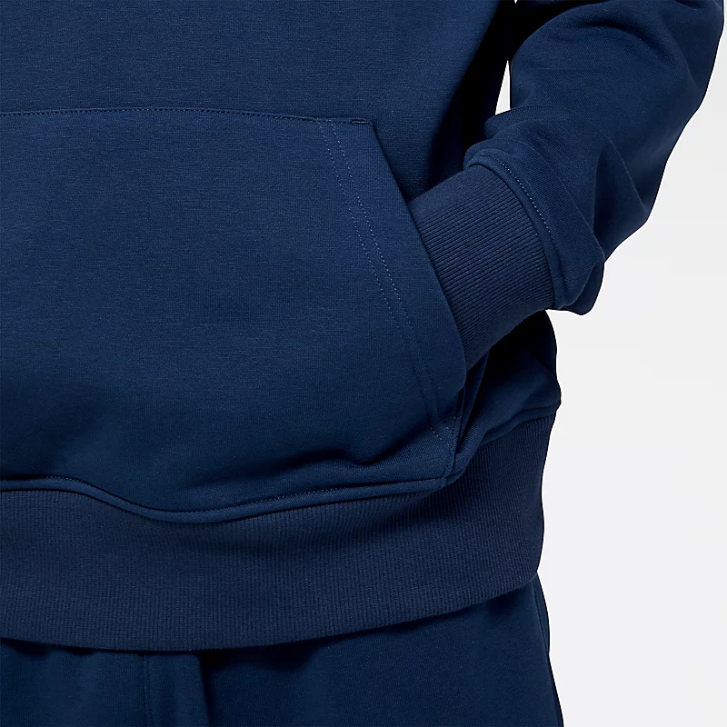NB Essentials Herren-Hoodie mit gestapelter Gummisohle – Naturindigo