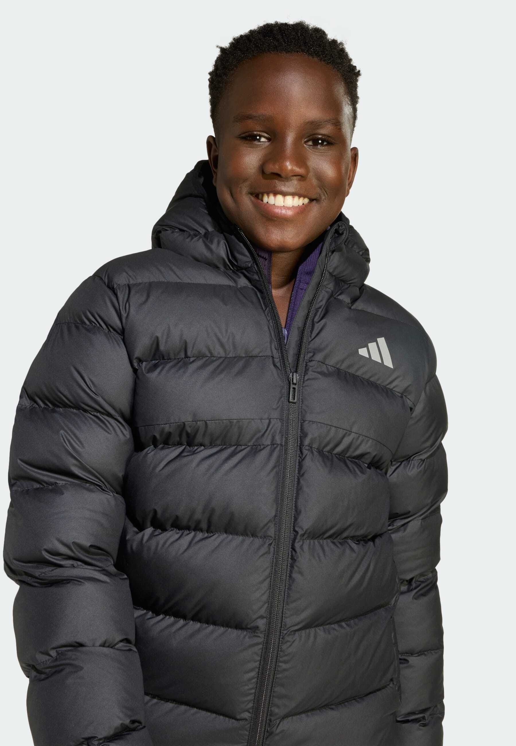 adidas Performance JACKET JUNIOR UNISEX - Talvitakki - black/white