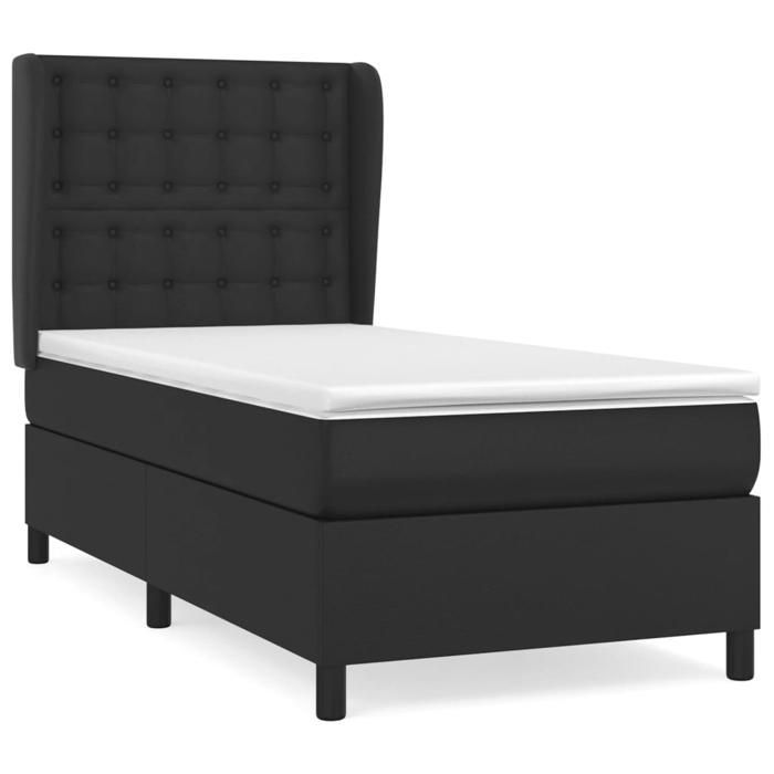 Lattenbodem met matras - Maison Exclusive - Zwart - 80x200cm - Maximale ontspanning