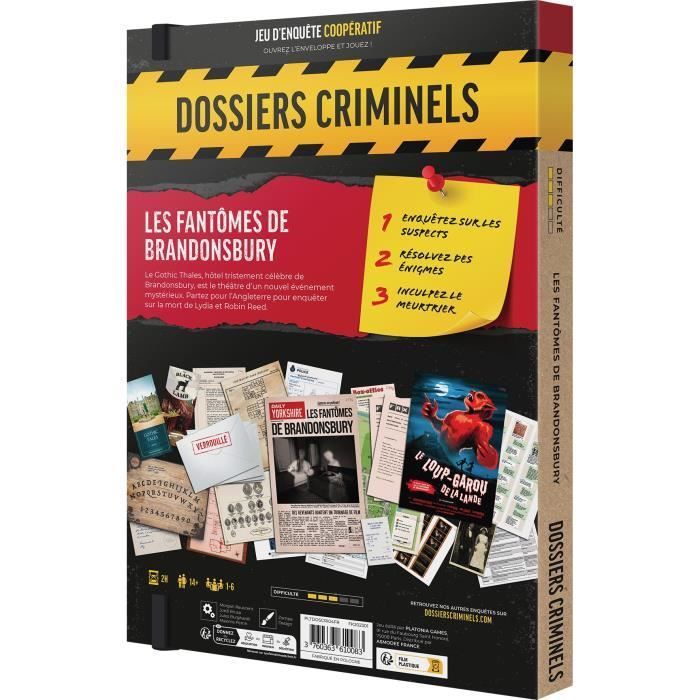 Die Geister von Brandonsbury – Asmodee – Ermittlungsspiel – Ab 18 Jahren – Hergestellt in Frankreich