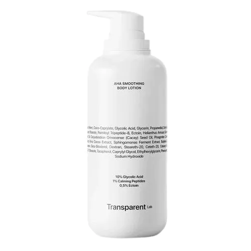 Transparent Lab AHA Smoothing Body Lotion Kuracja do ciała z kwasami
