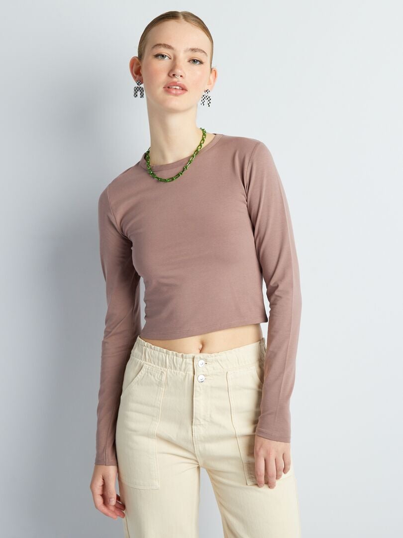 Camiseta corta - MORADA