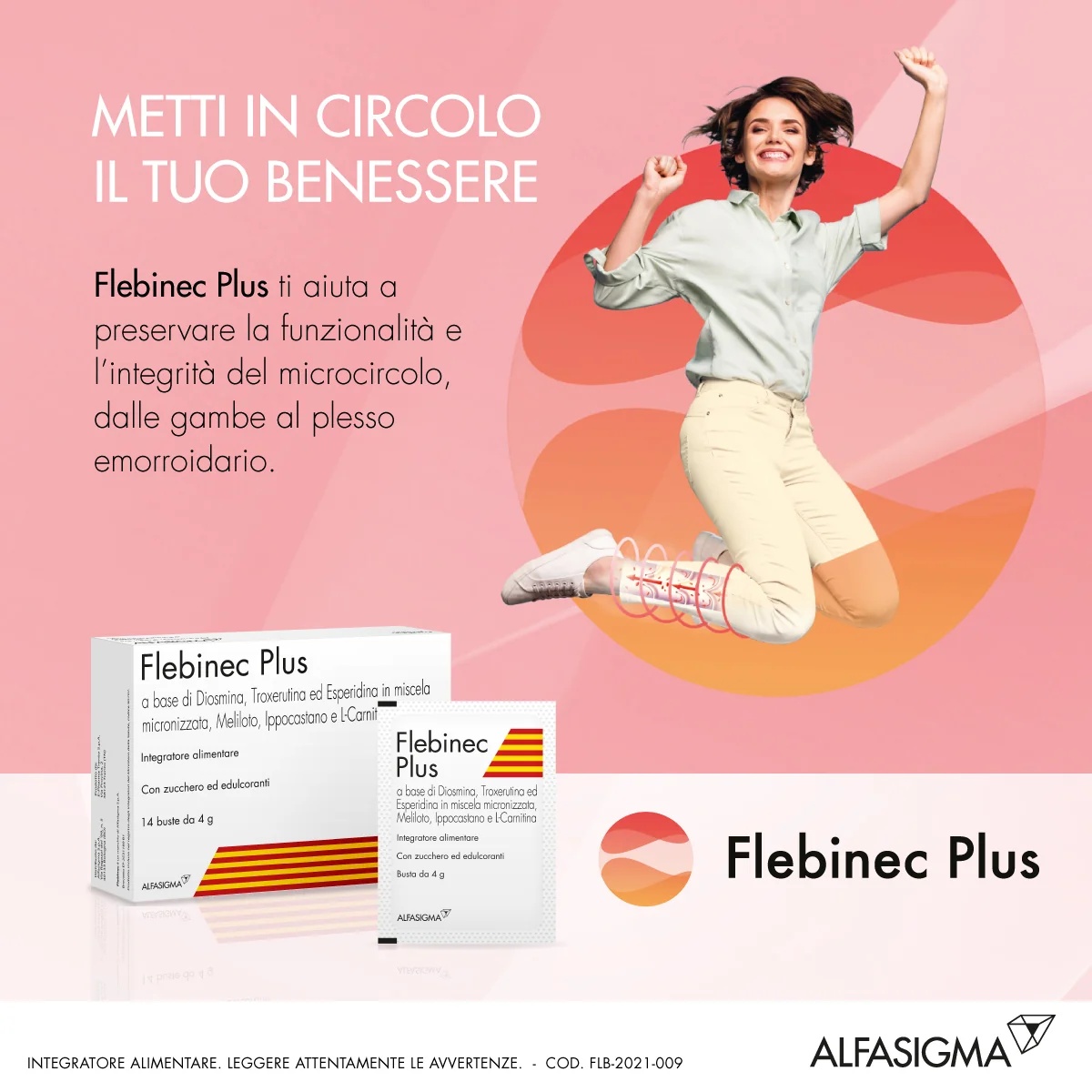 FLEBINEC Flebinec Plus 14 sachês de 4 g Suplemento alimentar para a microcirculação