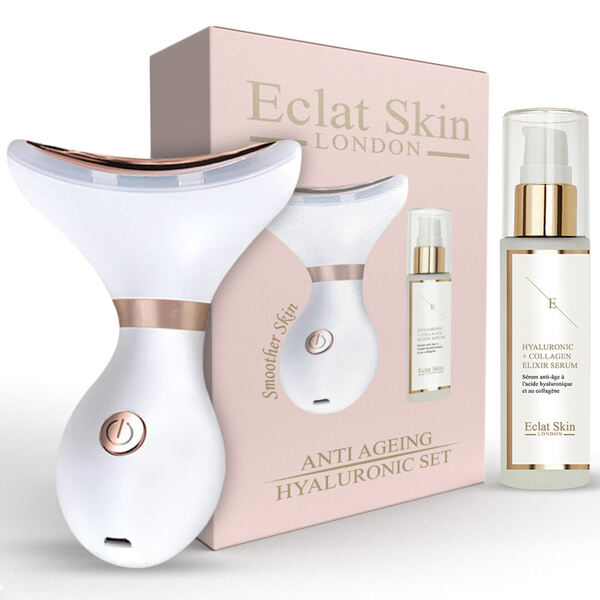 Zestaw przeciwstarzeniowy Eclat Skin (szyja i kontur żuchwy + serum HA)