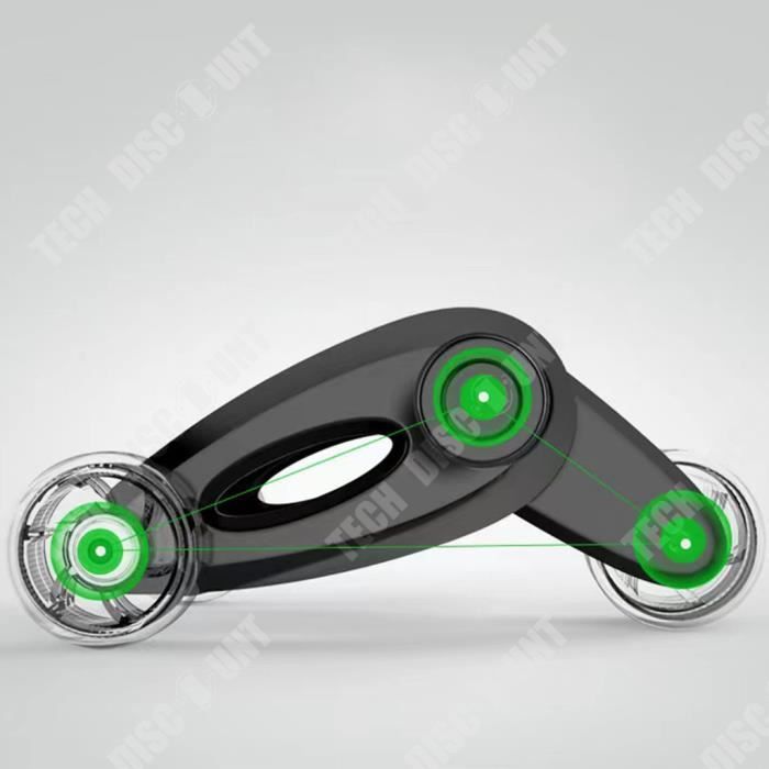 Roda Abdominal - TD® - 4 Rodas - Dobrável - Silenciosa - Equipamento de Fitness