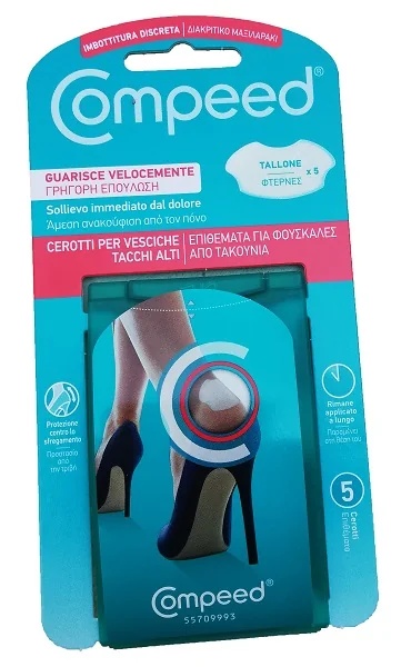 COMPEED Compeed pleisters voor blaren op hoge hakken, 5 stuks, directe verlichting