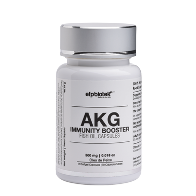 Suplemento para reforzar el sistema inmunitario EFPBiotek AKG, 70 cápsulas